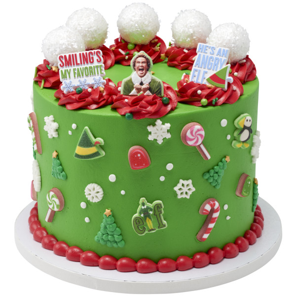 Elf 'Smiling's My Favorite' Cupcake Rings