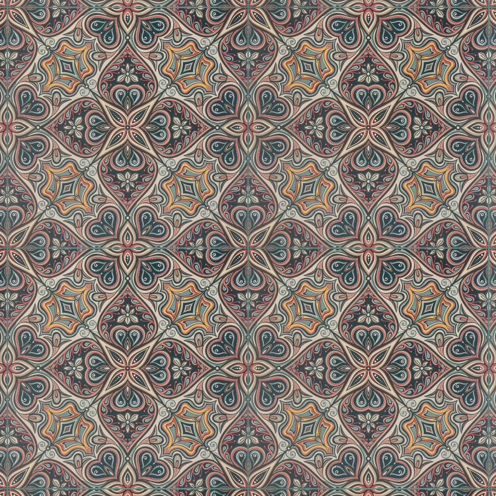 Sample – Imagine Tapestry Mandala Porcelain Floor and Wall Tile