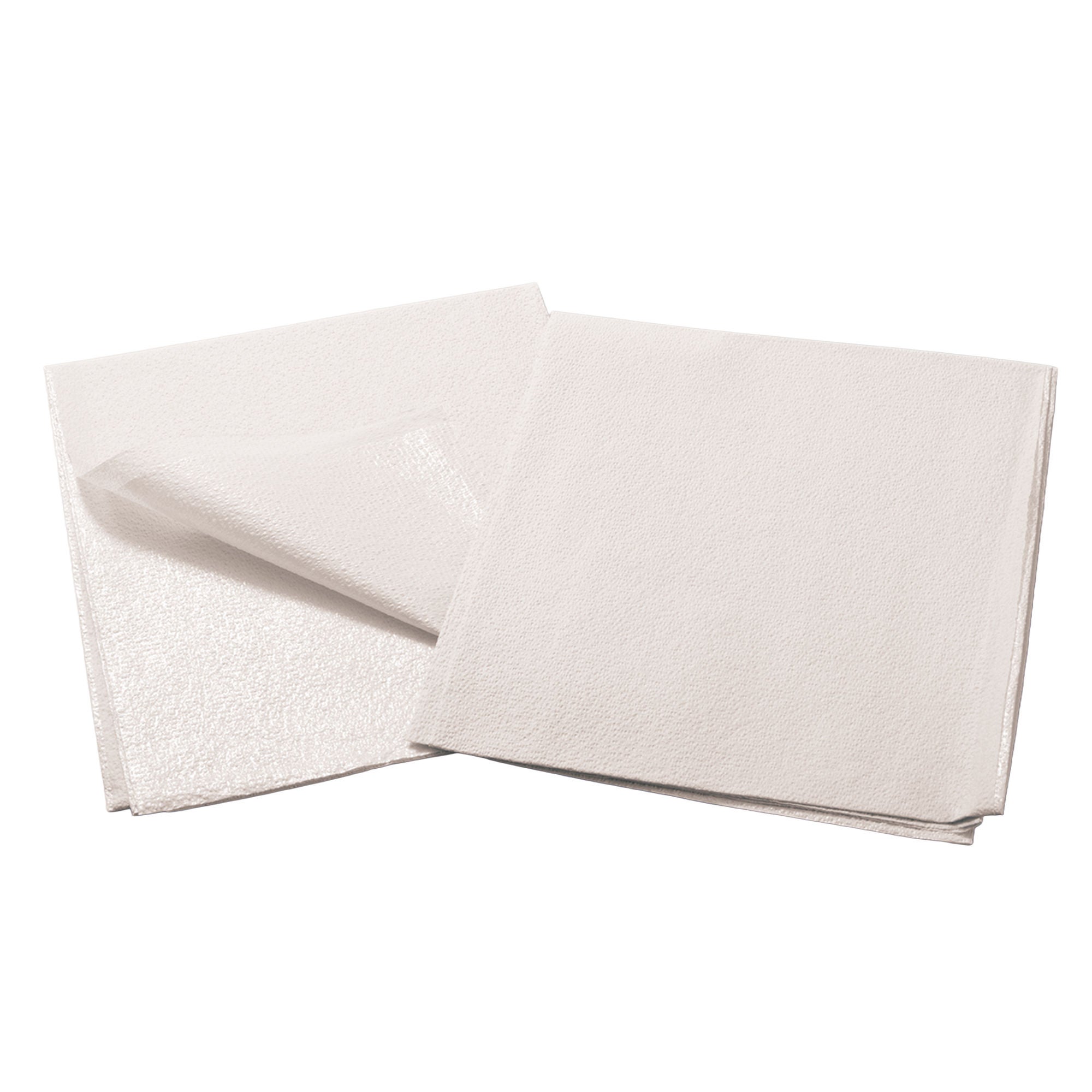 Stretcher Sheet Tidi® Everyday Flat 30 W X 48 L Inch White Tissue / Poly / Polyethylene Film Disposable