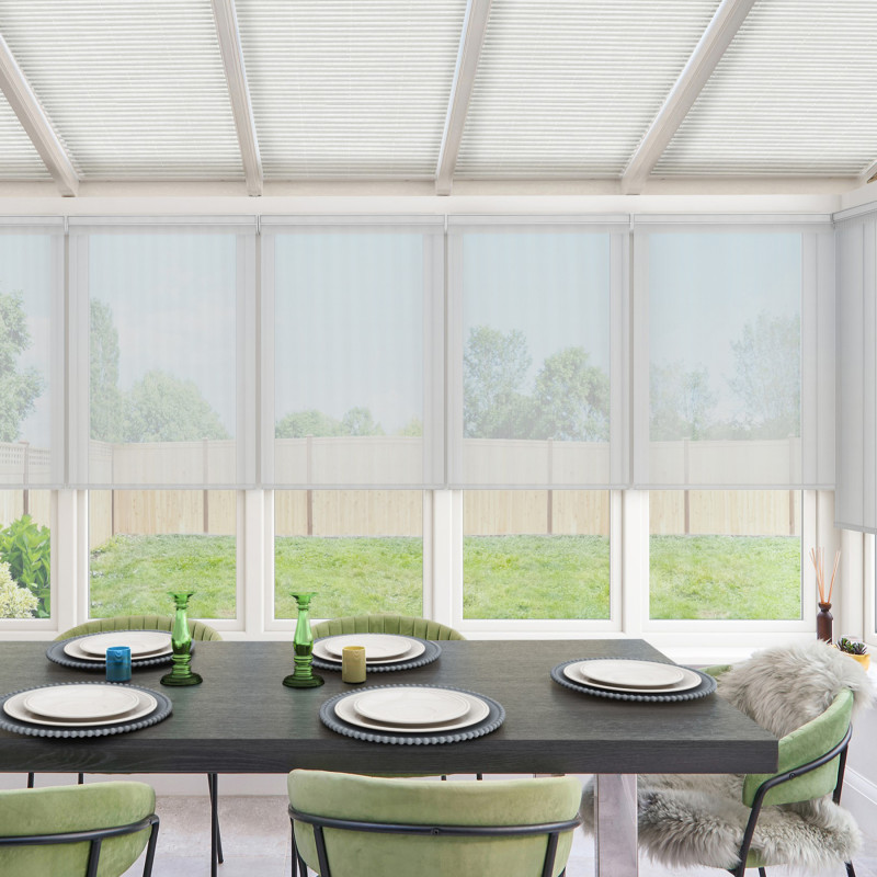Ives White Roller Blind