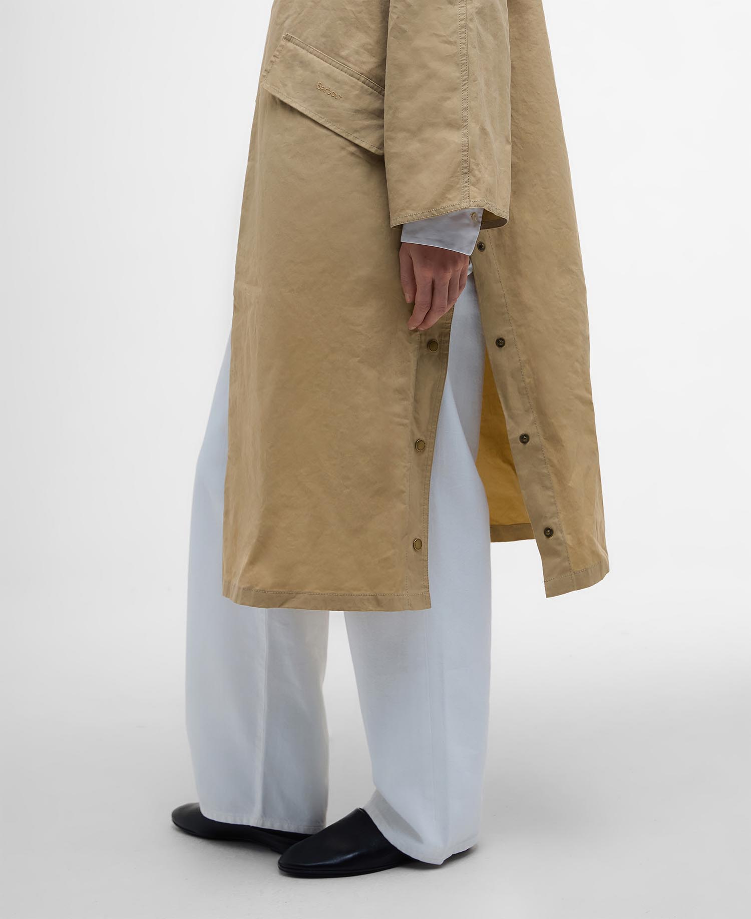 Barbour The Edit by Alexa Lizzy Showerproof Car Coat image number 6