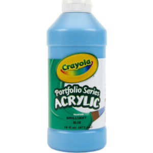 Portfolio Series Acrylic Paint, 16 oz., Brilliant Blue