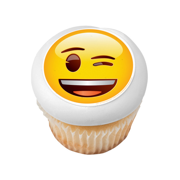 emoji™ Winking PhotoCake® Edible Image®