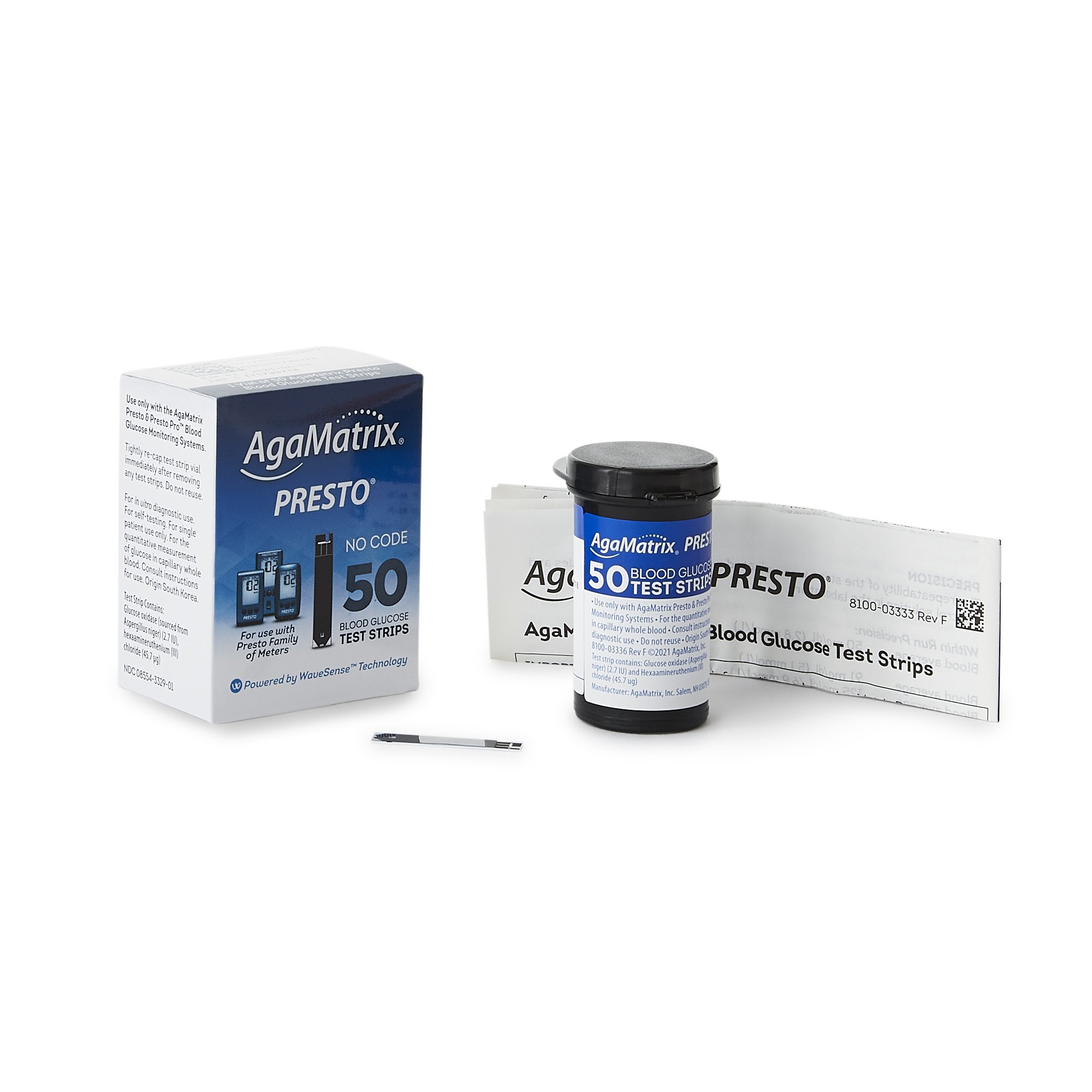 Wavesense Presto Blood Glucose Test Strips MK 693966