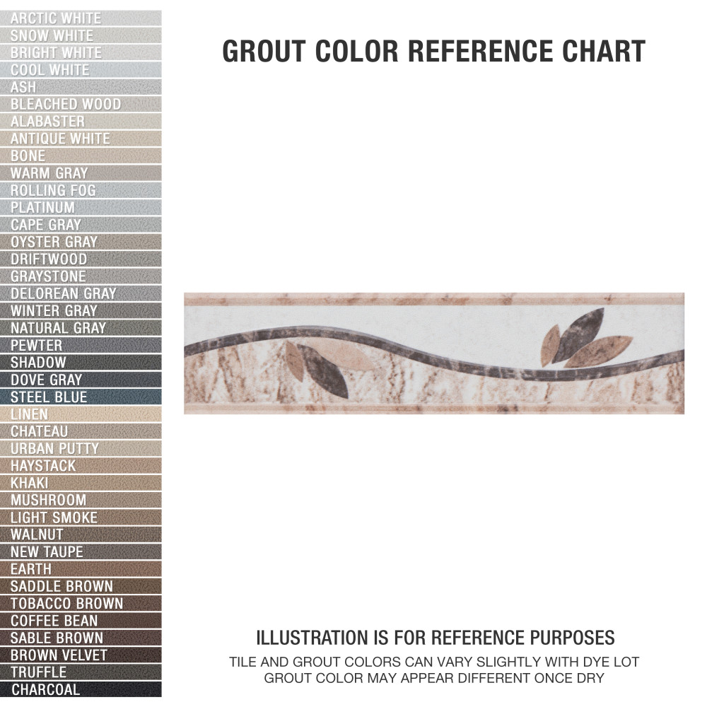 Ferraras Listello Base 2 in. x 7-7/8 in. Ceramic Wall Trim