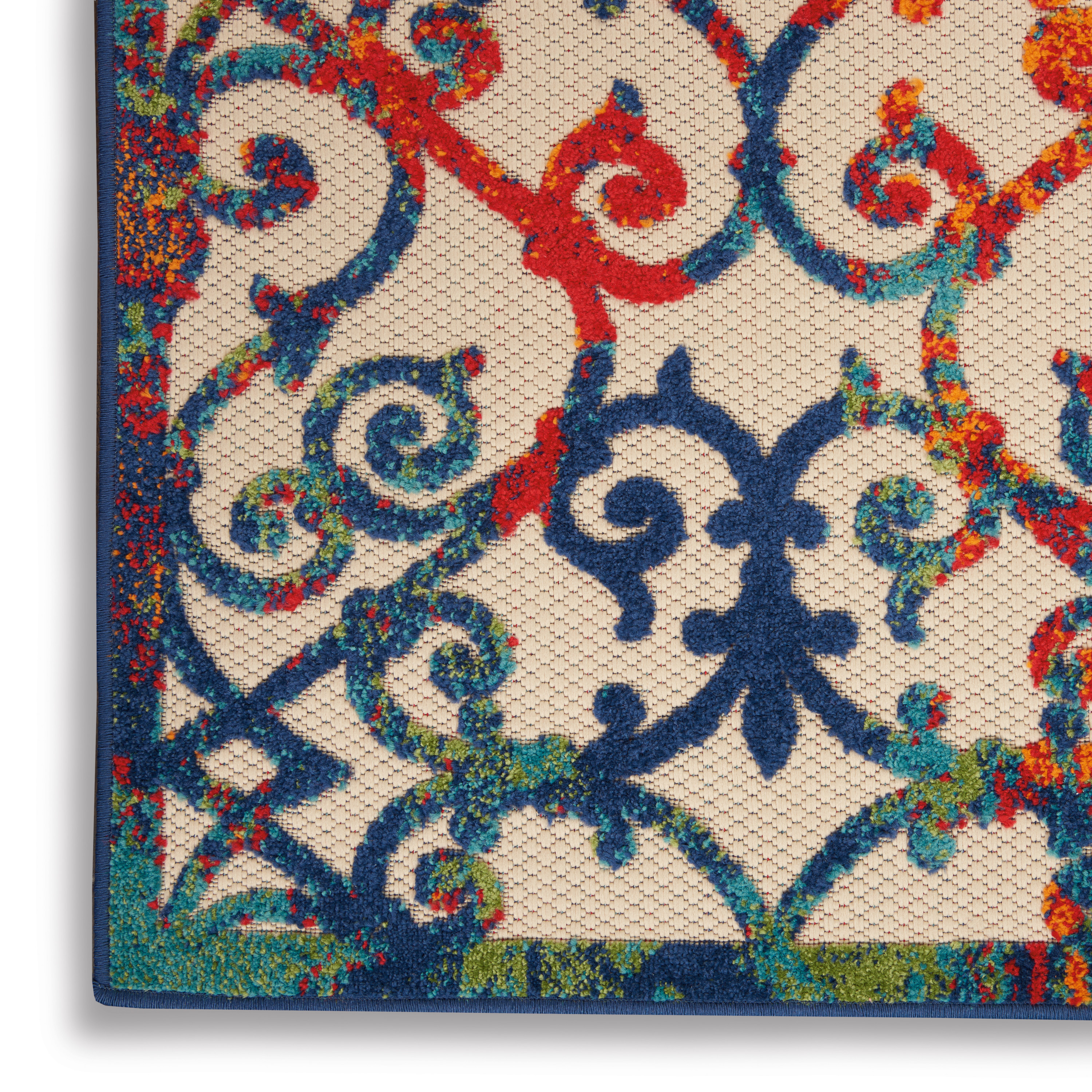 Nourison Aloha 9' x 12' Multicolor Contemporary Rug