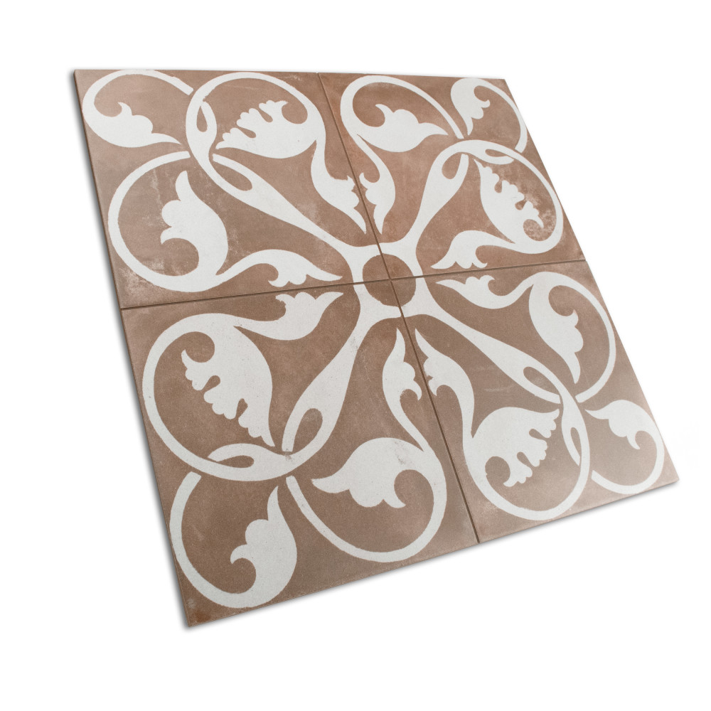 Kings Nouveau Ruby 17-5/8 in. x 17-5/8 in. Ceramic Floor and Wall Tile