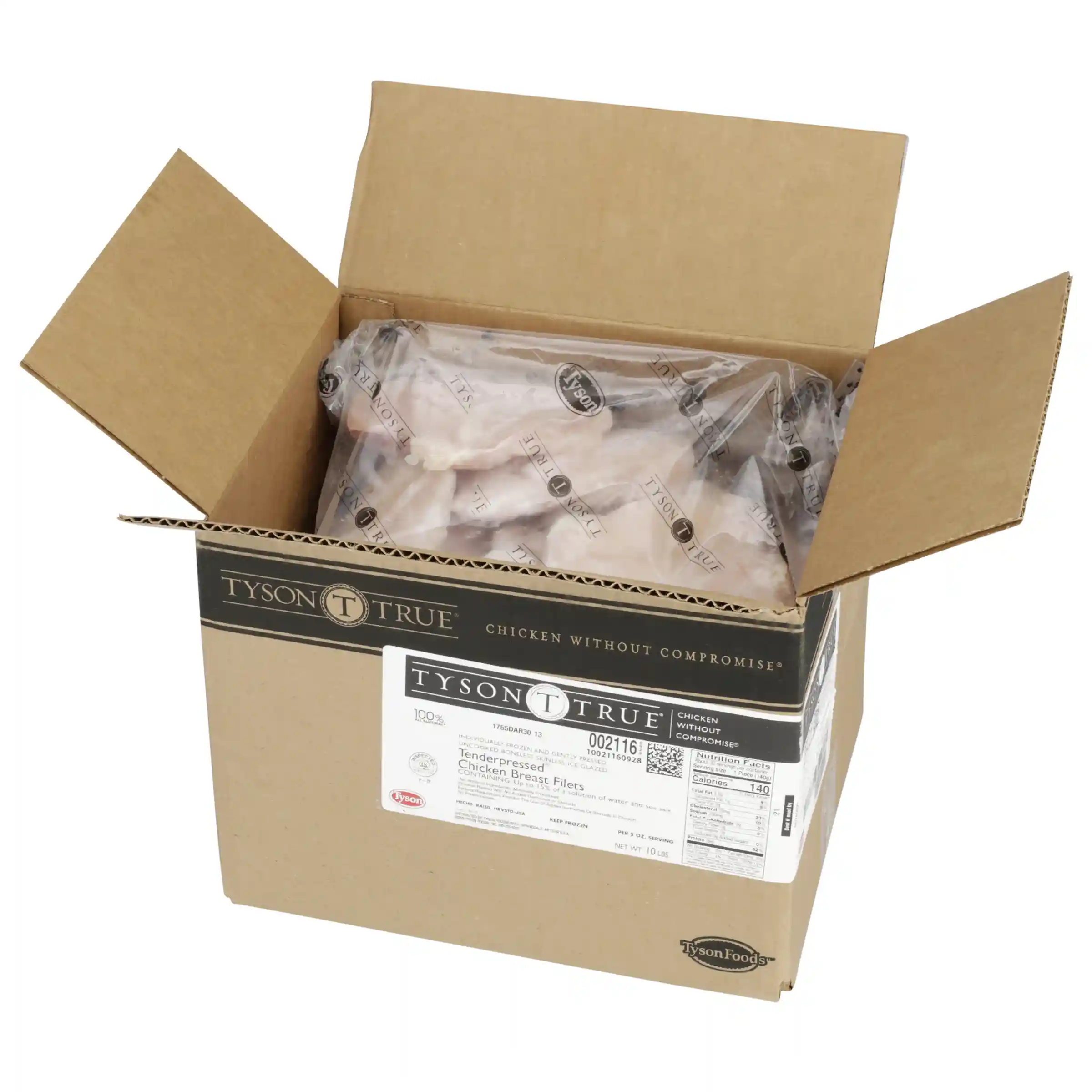 Tyson True® Tenderpressed® IF Unbreaded Boneless Skinless Chicken Breast Filets, 5 oz._image_4