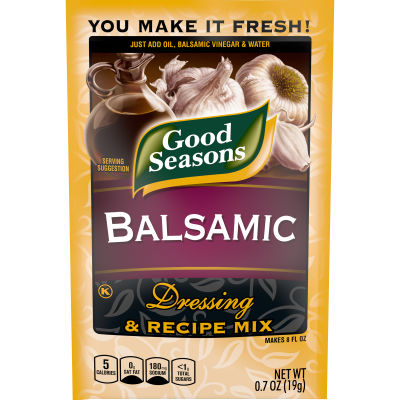 Good Seasons Balsamic Dry Salad Dressing and Recipe Mix 0.7oz single packet