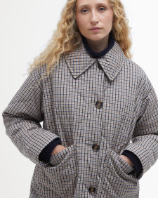 Cassidie Check Quilted Jacket 