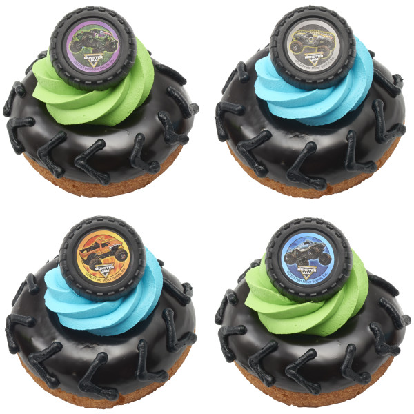 Monster Jam® Car Crushing Cupcake Rings