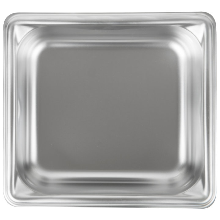 Sixth-size 2 ½-inch-deep Super Pan V® stainless steel steam table pan