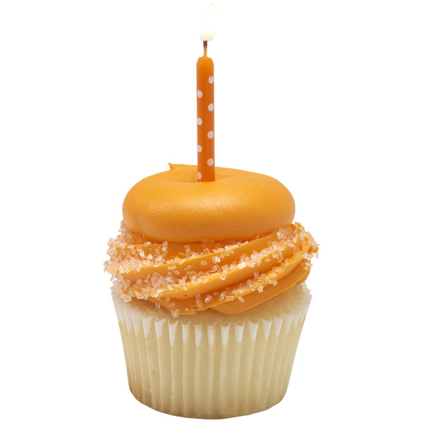 Orange Stripes & Dots Specialty Candles