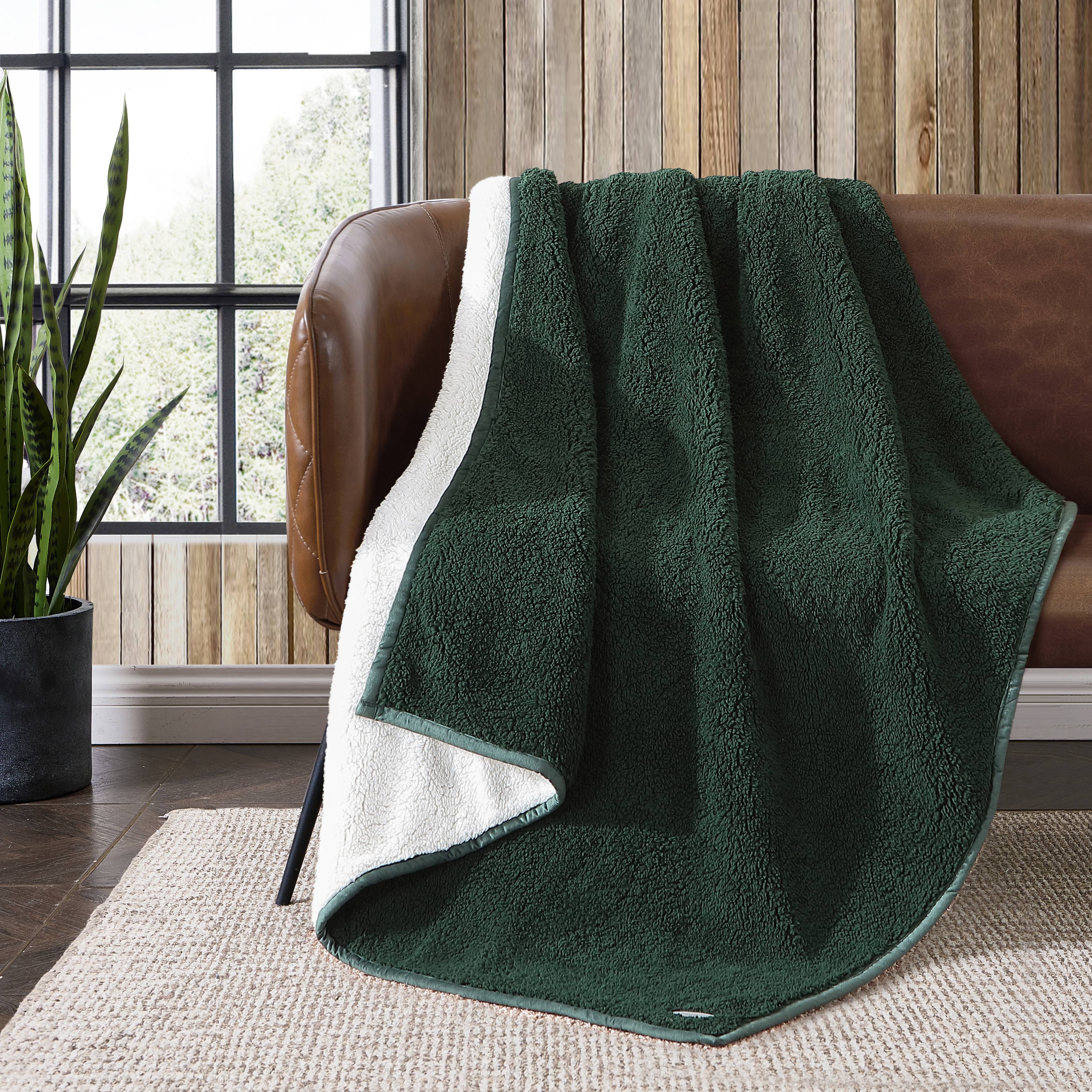 Eddie Bauer Plush-Fleece Throw Blanket