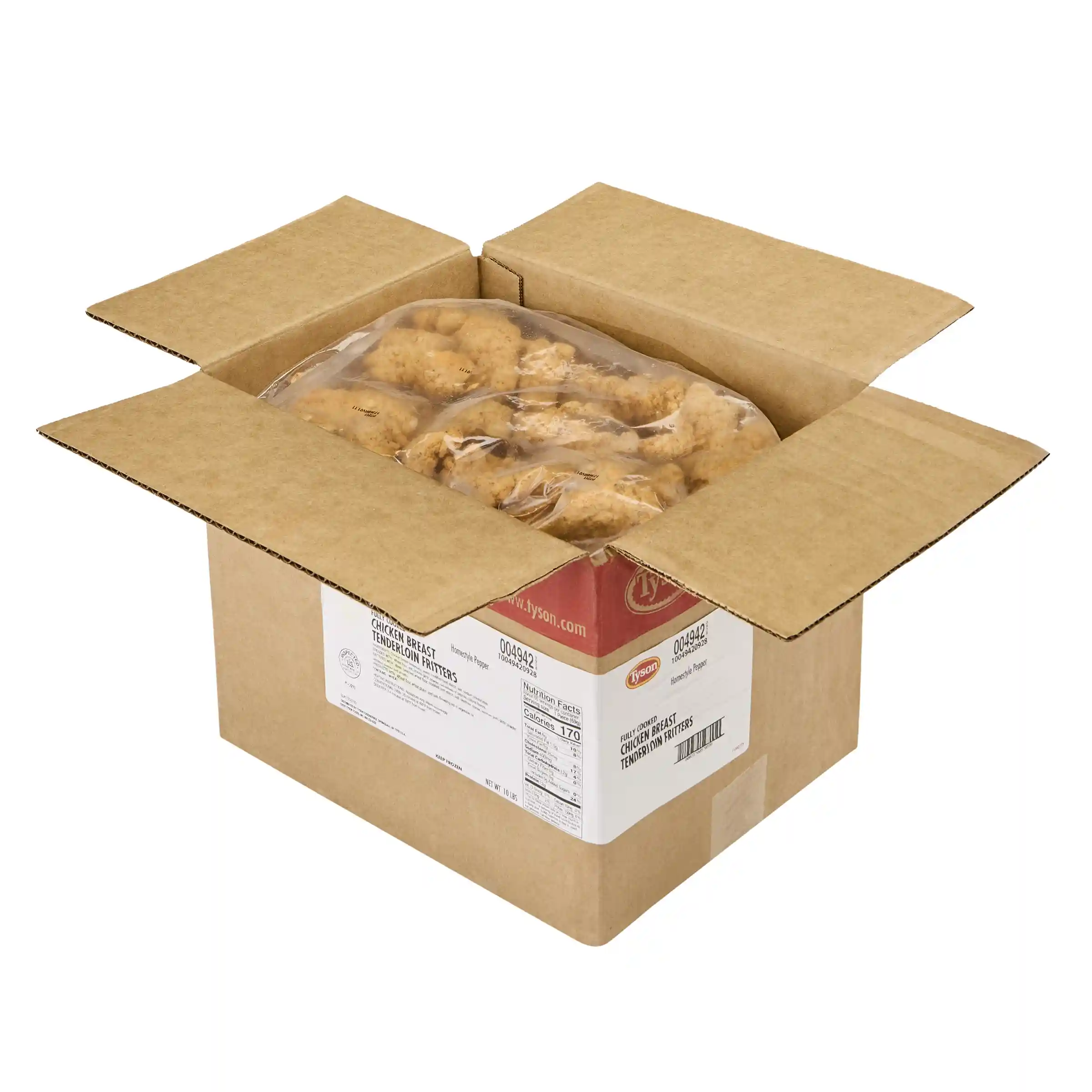 Tyson® Fully Cooked Homestyle Pepper Chicken Tenderloin Fritters_image_4