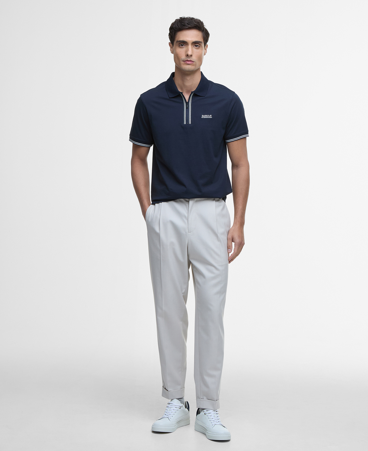 Ollie Twin-Tipped Polo Shirt image number 1
