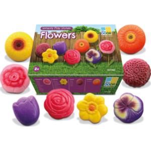 Sensory Play Stones &ndash; Flowers, Set of 8
