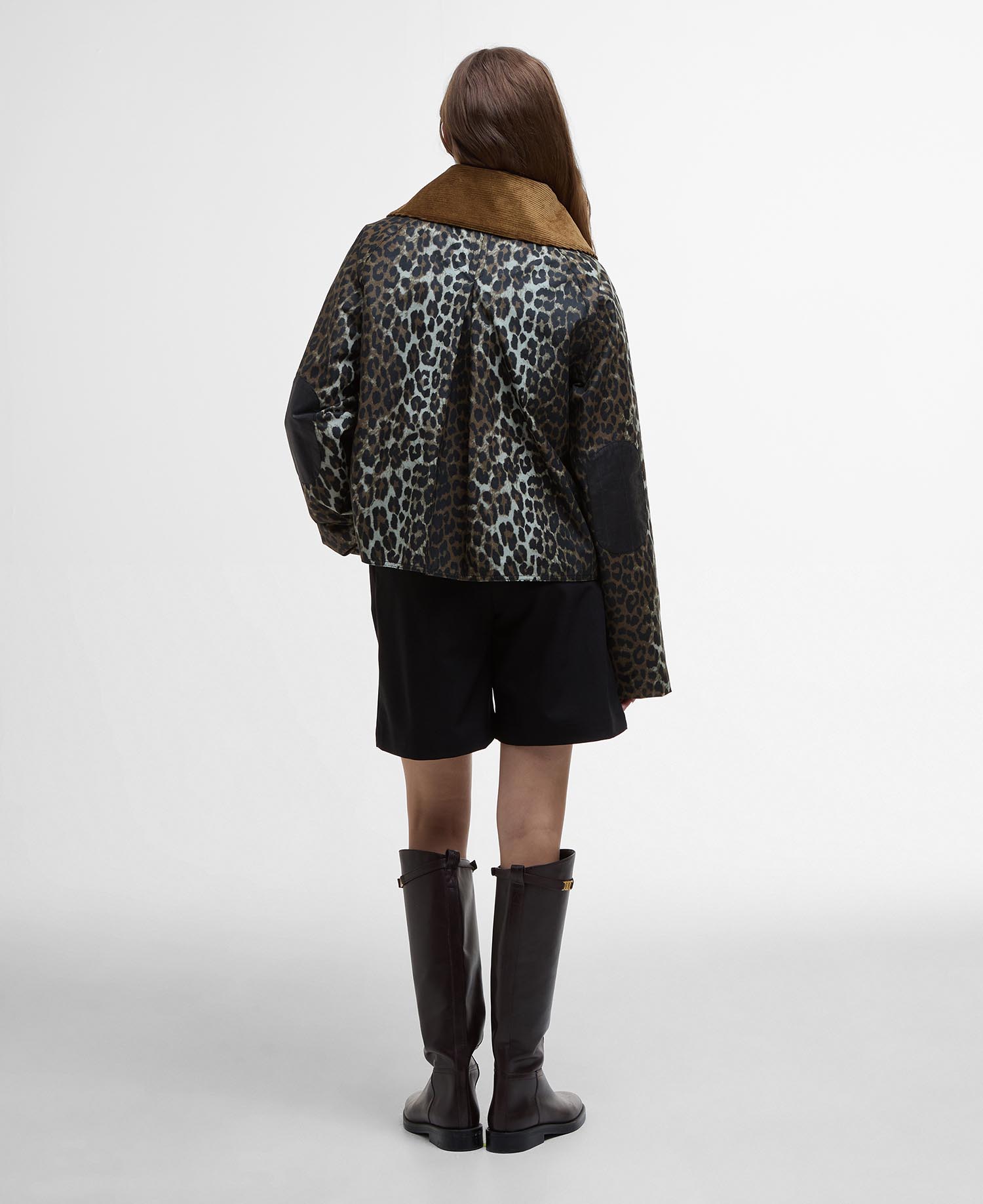 Barbour x GANNI Leopard Print Waxed Anorak image number 2