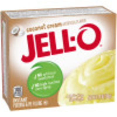 Jell-O Coconut Cream Instant Pudding & Pie Filling, 3.4 oz Box