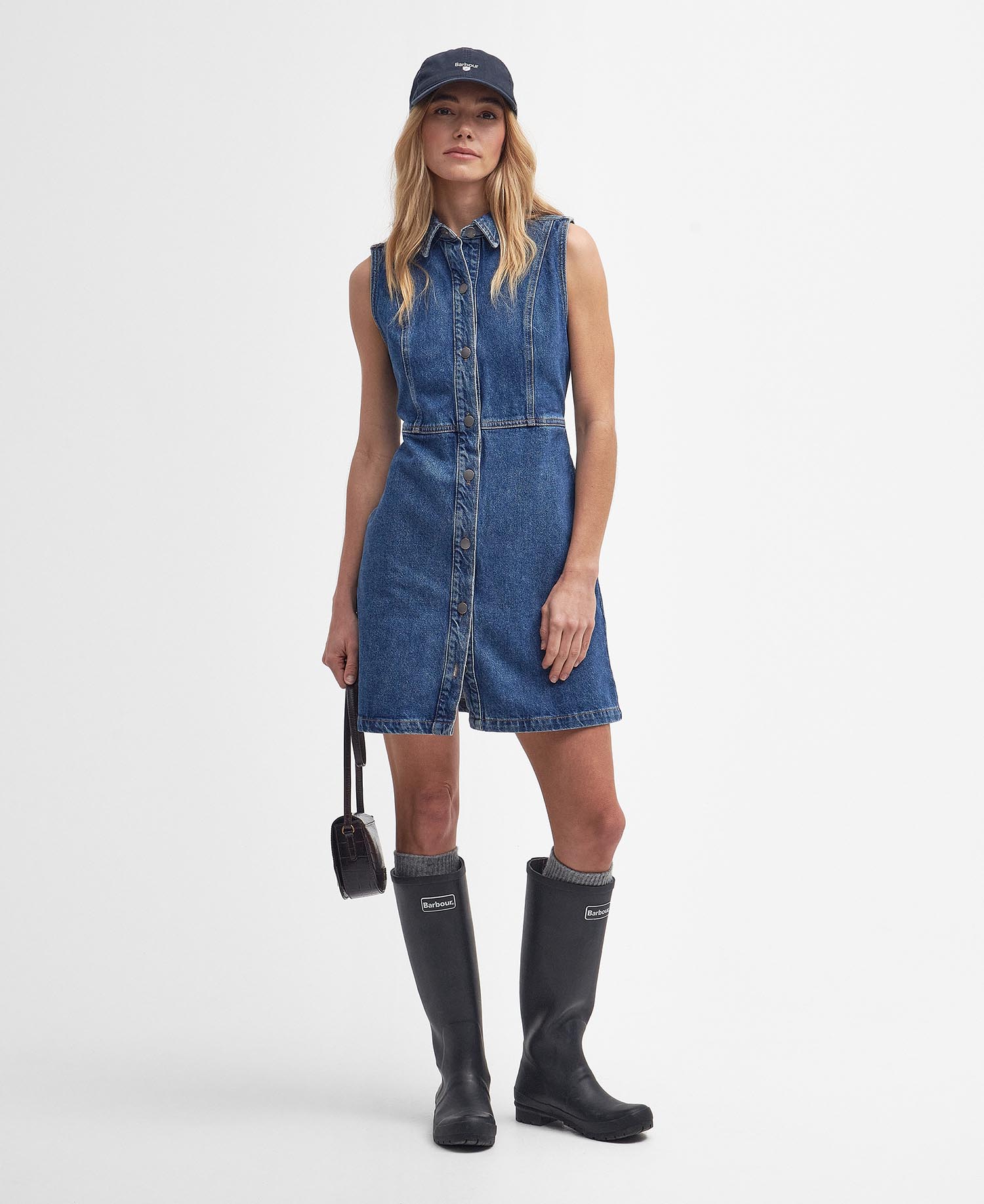 Molly Denim Mini Dress image number 4