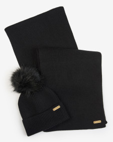 Mallory Beanie & Scarf Gift Set Classic Black