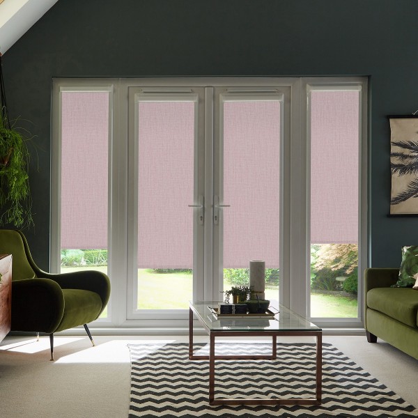 Reid Raspberry Roller Blind