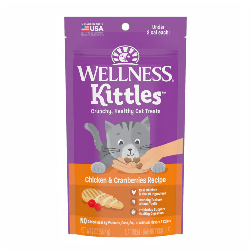 Wellness Kittles Chicken & Cranberry Front packaging