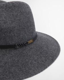 Tack Fedora Charcoal Grey