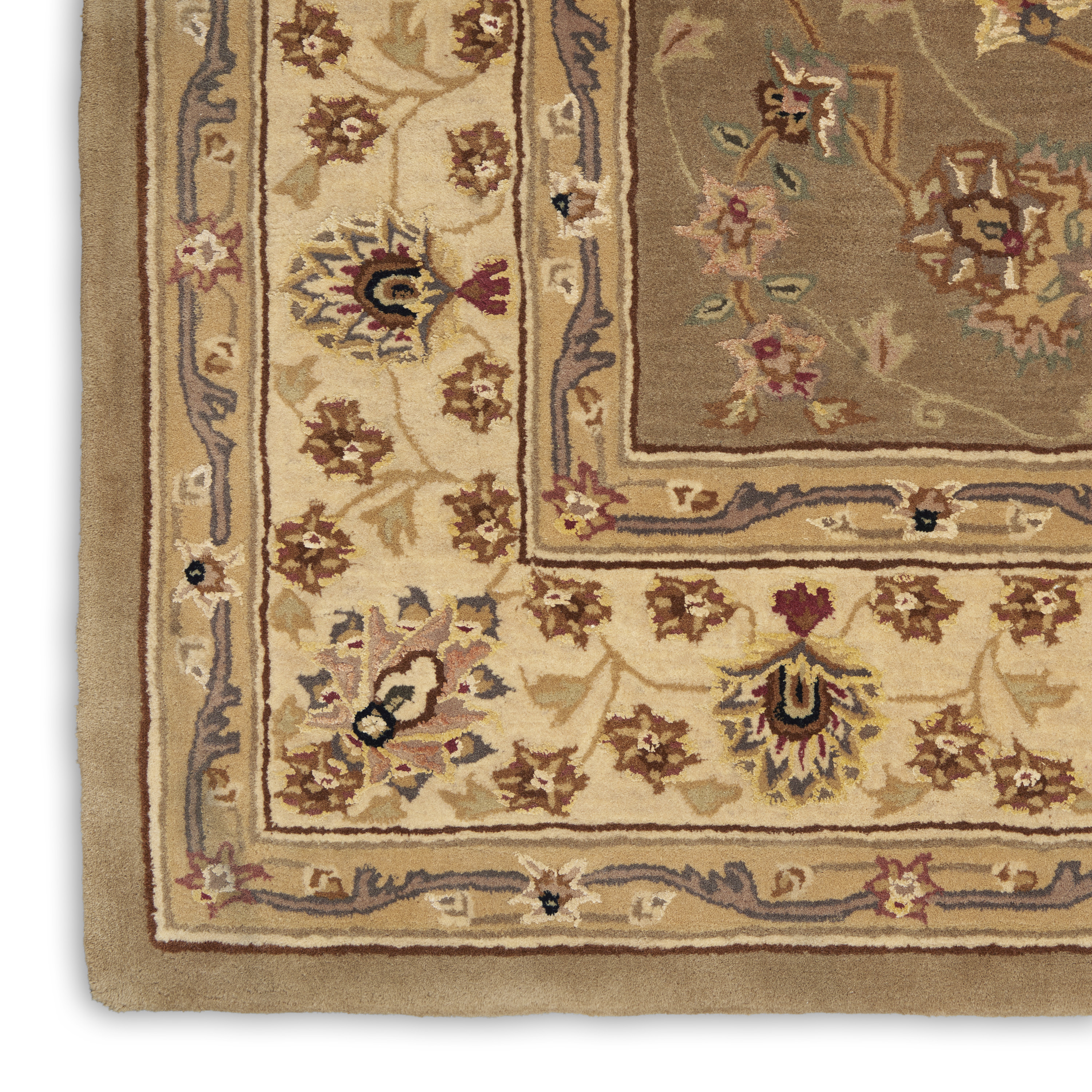 Nourison Nourison 2000 7'9" x 9'9" Olive Traditional Indoor Rug