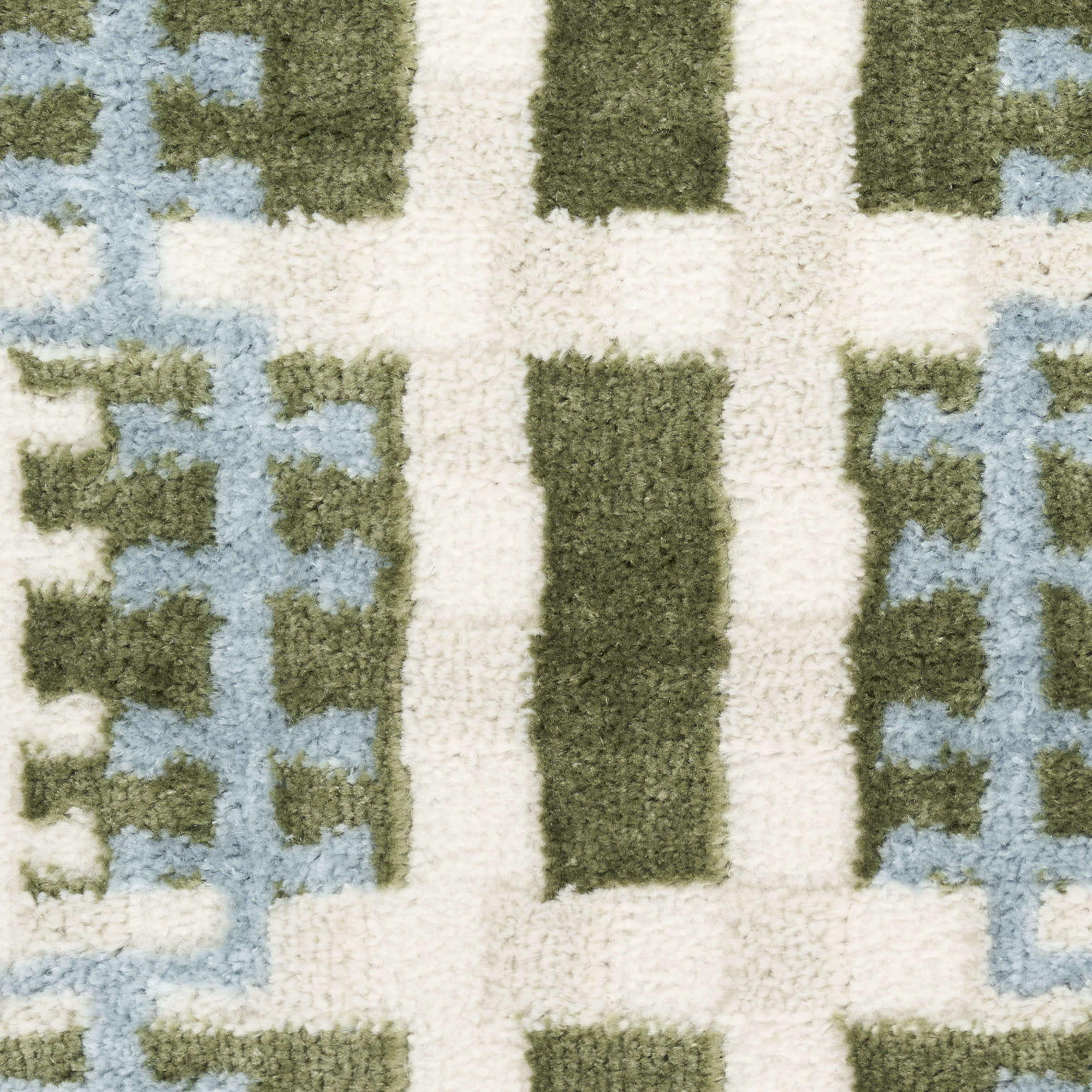 Nourison Nordic 4' x 6' Blue Green Modern Indoor Rug