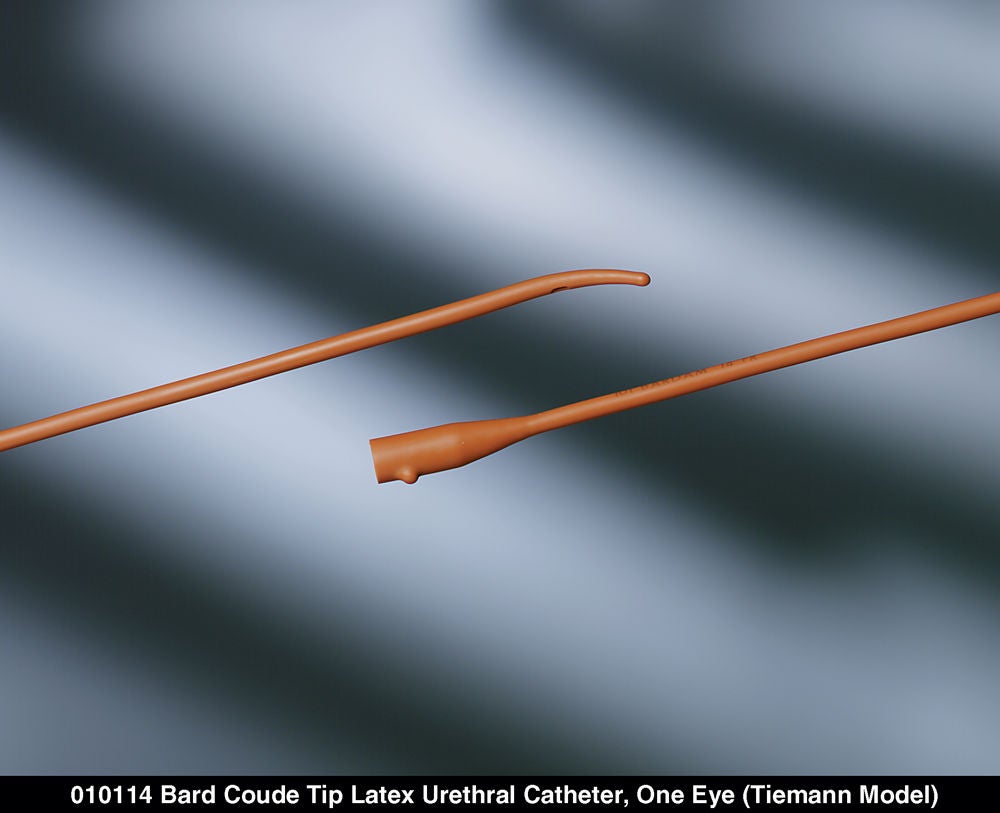 Bard® Urethral Catheter, 20 Fr., Tiemann Tip