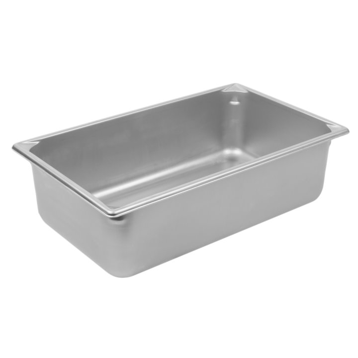 Full-size 6-inch-deep Super Pan V® stainless steel steam table pan