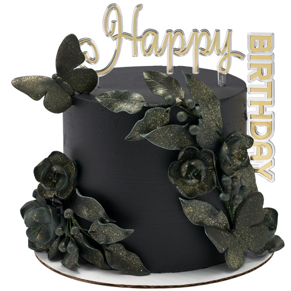 Yellow And Pink Butterflies Gum Paste