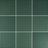 Six Green 5×5 Field Tile Matte