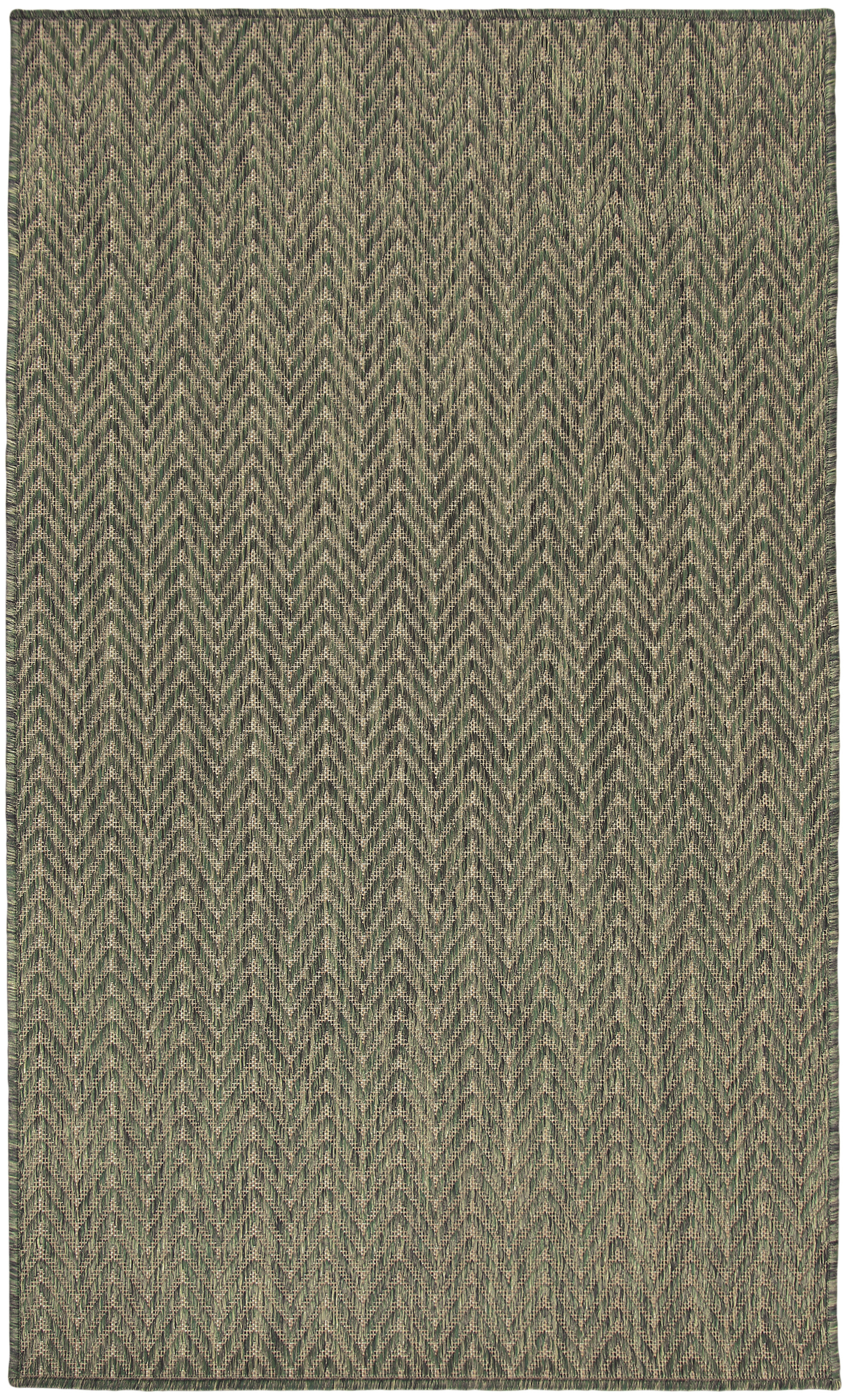 Nourison Horizon Indoor/Outdoor 2' x 3' Green Modern Rug