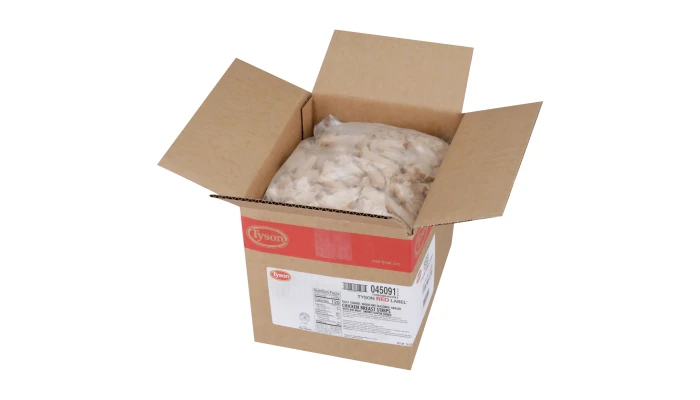 Tyson Red Label® Fully Cooked Unbreaded Wood Fire Seasoned Chicken Breast Strips _image_4