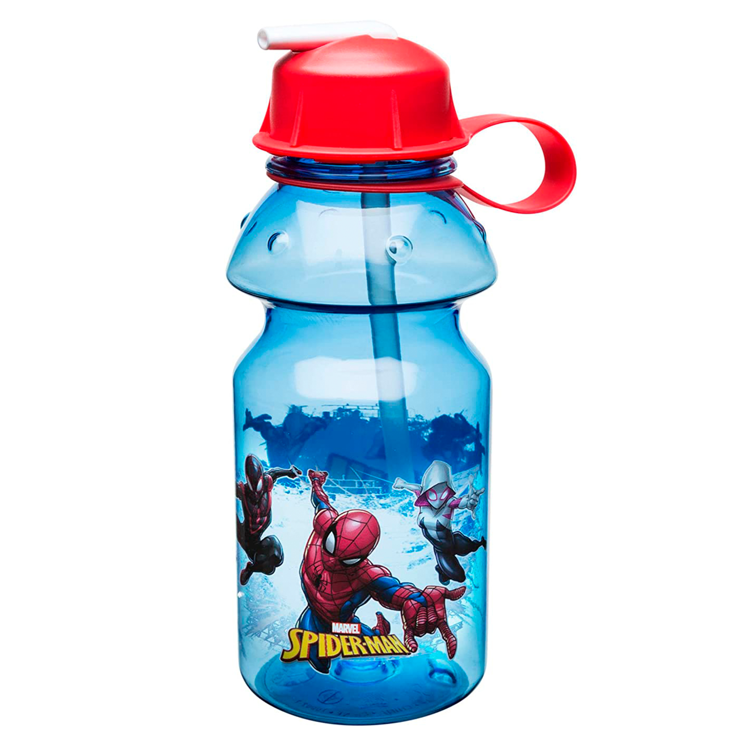 marvel comics spider man 14 oz water bottle with flip