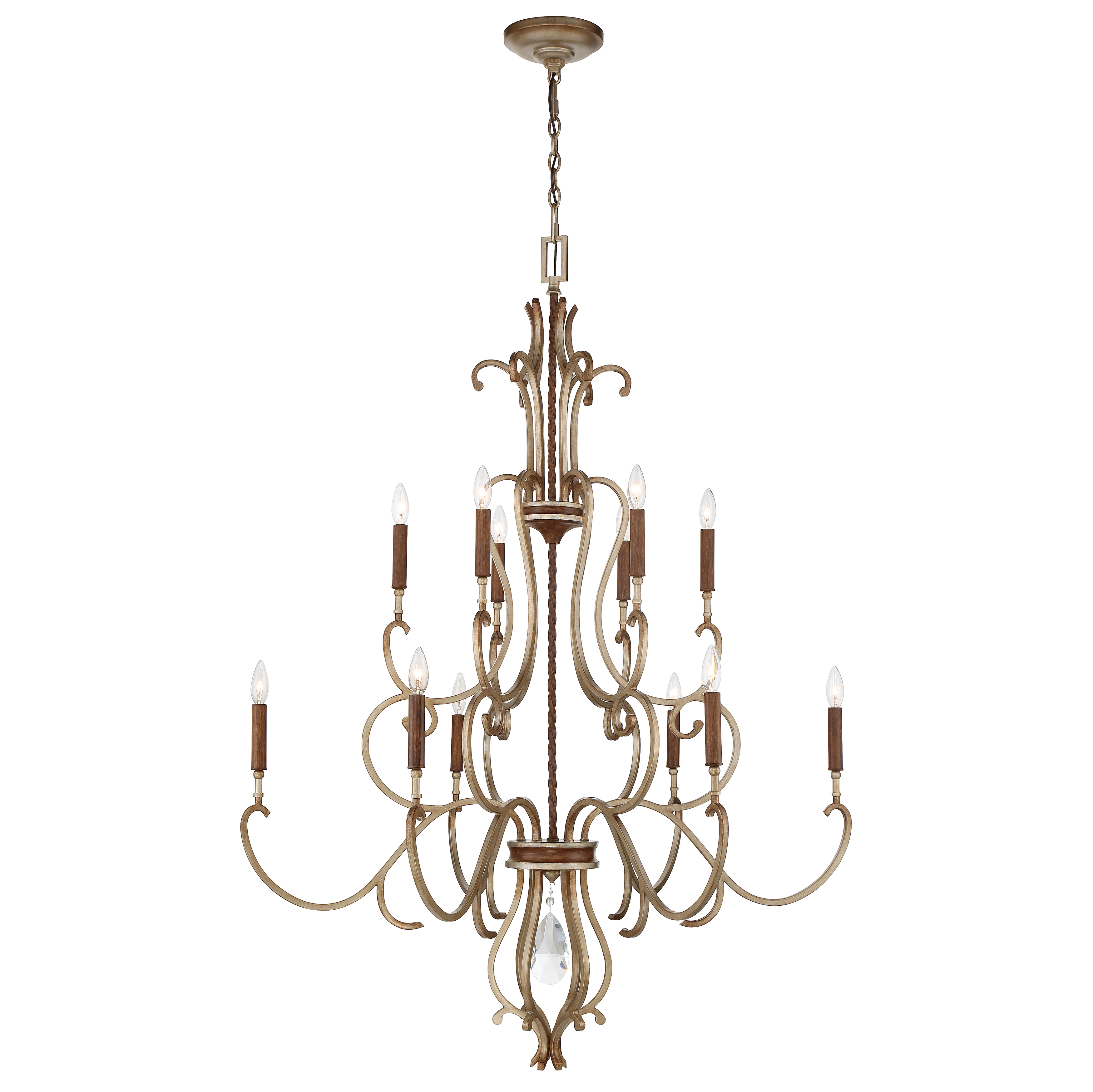 Magnolia Manor - 12 Light Chandelier