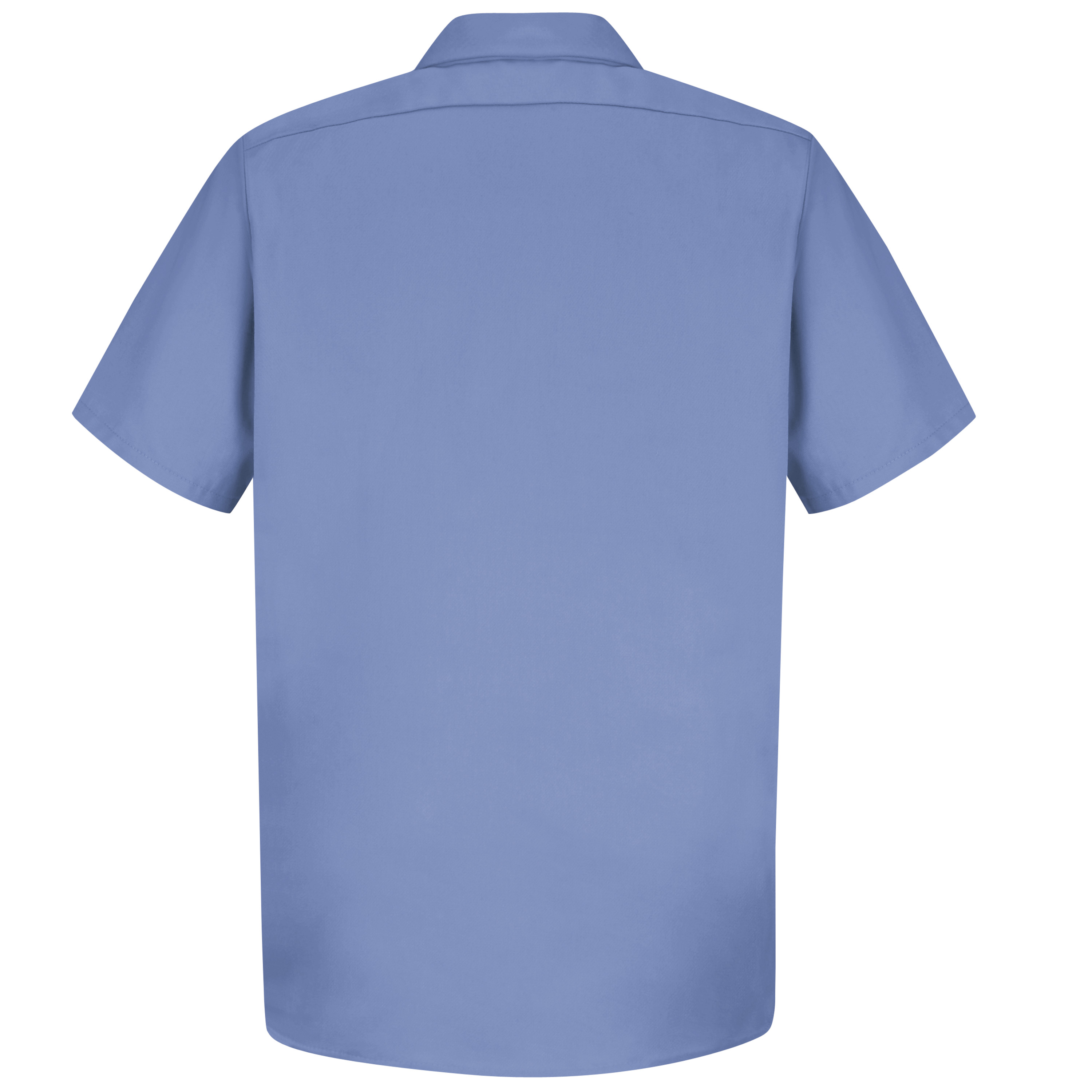 Red Kap Men's Short Sleeve Wrinkle-Resistant Cotton Work Shirt - Picture 14 of 30