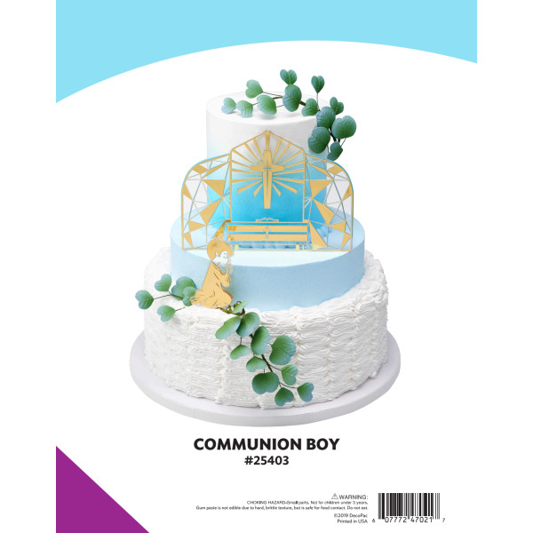 Communion Boy The Magic of Cakes® Icing Only Page