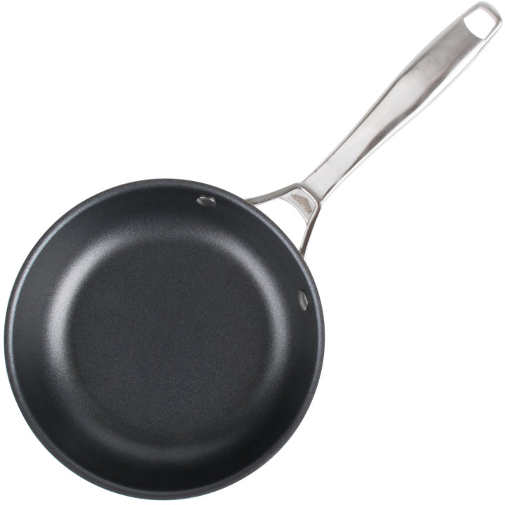 8-inch Intrigue® stainless steel fry pan with Ceramiguard® II  nonstick coating