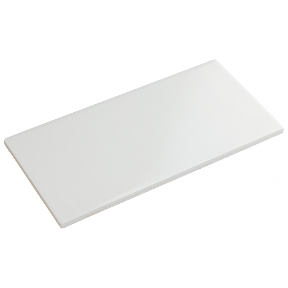 Piscina Glossy White with BioTech 4-3/4 in. x 9-5/8 in. Porcelain Floor and Wall Tile