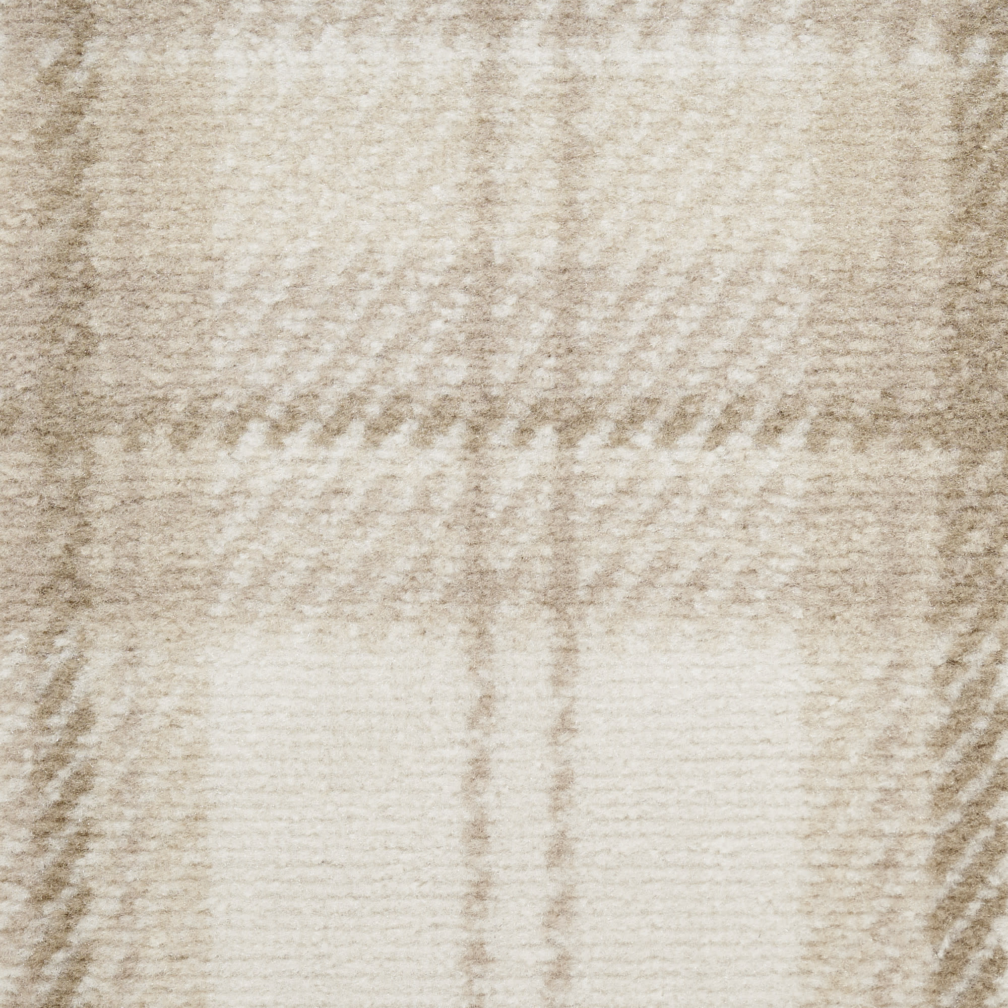 Nourison Grafix 5'3" x Round Ivory Beige Farmhouse Indoor Rug