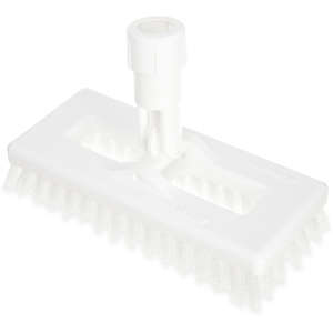 Carlisle, Sparta®, <em class="search-results-highlight">Color</em> Coded Swivel Scrub Brush, 8in, Polyester, White