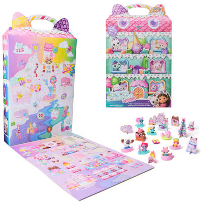 Gabby's Dollhouse: The Movie, Gabby's Sweet Treat Advent Calendar, 24 Surprise Toys, Winter Candy Wonderland, Kids Toys for Girls & Boys Ages 3 and Up