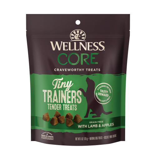 Wellness CORE Tiny Trainers Tender Treats Lamb Front packaging