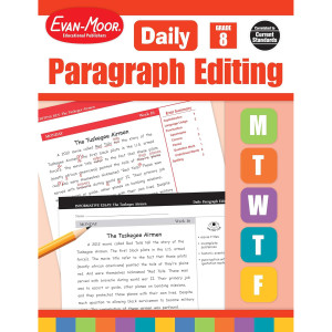 Daily Paragraph Editing Book, Grade 8