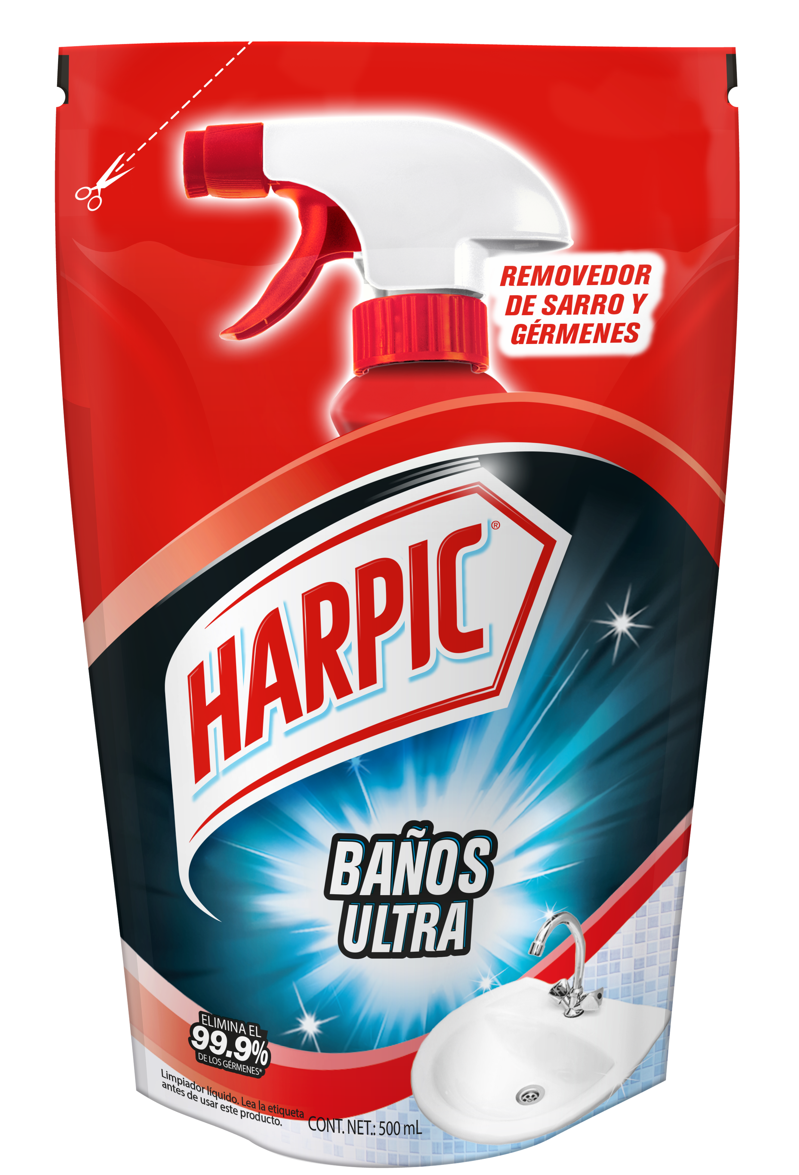Harpic® Baños Ultra Doypack 500 Ml