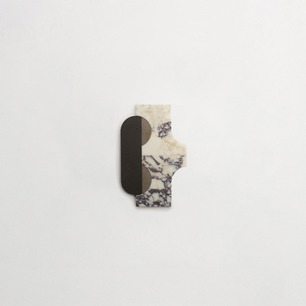 clé lapidary + cristina celestino | filato wall | calacatta viola, warm black + cashmere grey (bundle) | honed