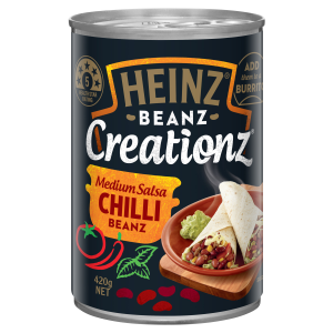  Heinz Beanz Creationz® Medium Salsa Chilli Beanz 420g 